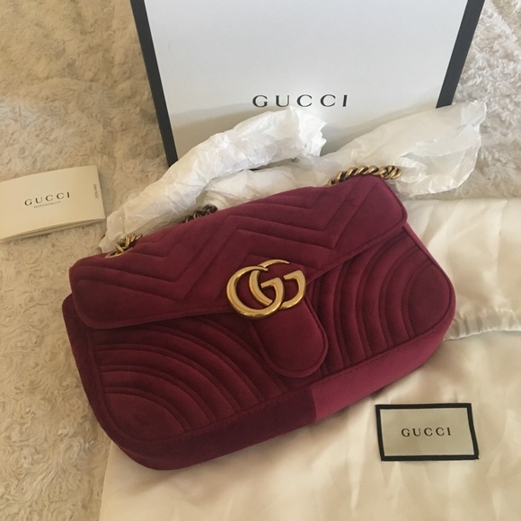 Gucci Handbags - Authentic Gucci Marmont in fuscia